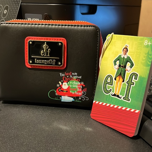 Loungefly Elf Buddy in Manhattan Zip Around Wallet - Picture 6 of 8